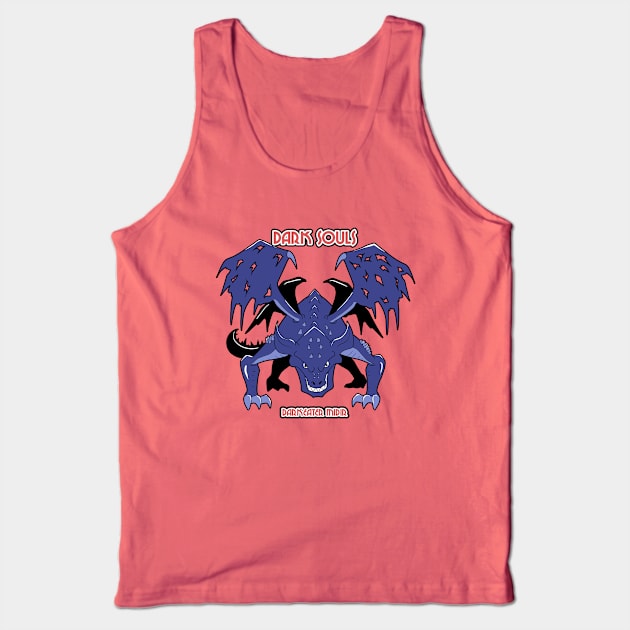 Darkeater Midir in Cuphead Style! Tank Top by Mustakro